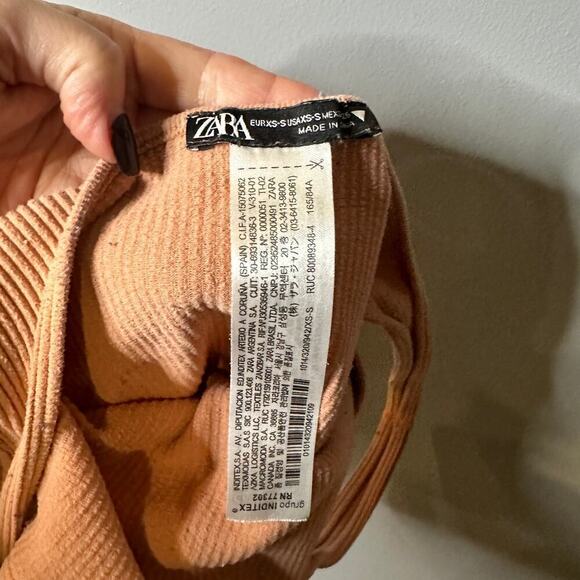 Zara Women's xs Ribbed crop tank - Picture 4 of 5